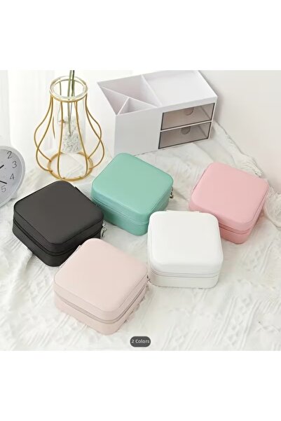 ALPCES Ροζ Μικρό κουτί κοσμημάτων Δώρο Κουτί κοσμημάτων ταξιδιού, Μίνι Χρήσιμ...