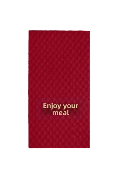 Story مناديل ورقية ذهبية مزخرفة بنقش 'أتمنى لك التوفيق' مقاس 40×40 سم، عبوة م...