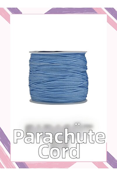 Fiyonks Atölye Bracelet Cord, Parachute Cord, 5 Meters, Macrame Bracelet Weav...