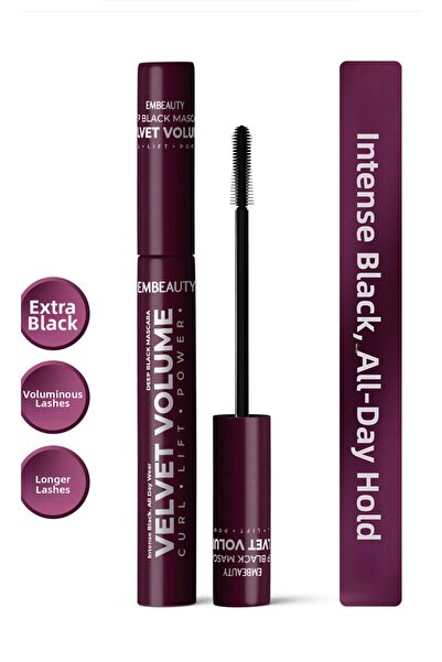 FUSION MARKET ماسكارا فيلفيت فوليوم باللون الأسود