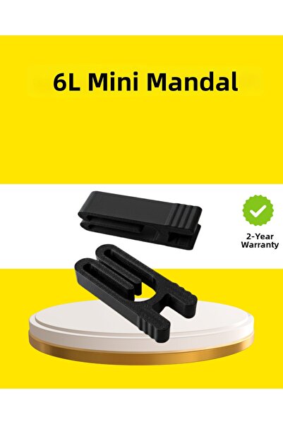 ZERO LAND DRNDS Clemă reutilizabilă pentru pungi, neagră (111920) Set de 6