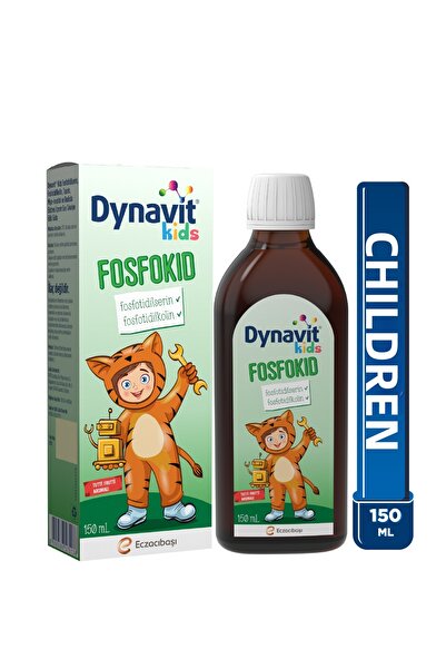 Dynavit Kids Fosfokid Syrup 150 ml – Phosphatidylserine, Phosphatidylcholine,...