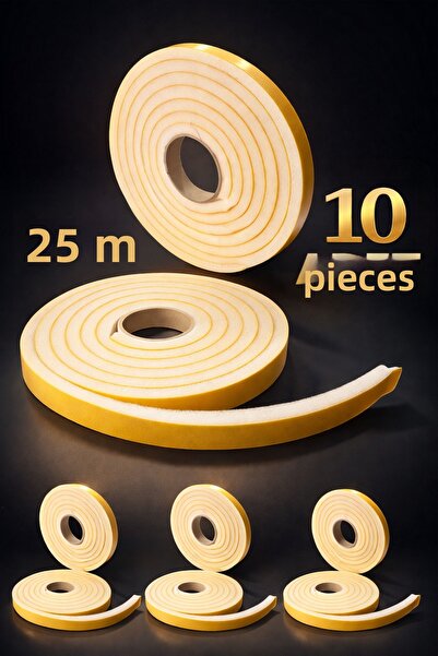 nistabolje 10 bucăți bandă adezivă pentru uși, burete de izolare fonică și te...