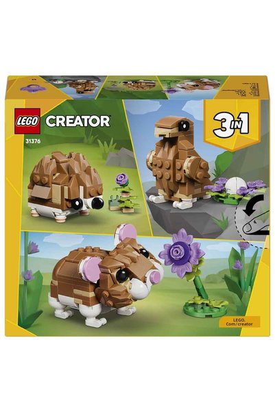 LEGO Creator 3-in-1 Cute Hamster with Flower 31376