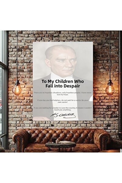 özkacar ATATURK, LEGENDA TĂCĂMULUI TINEREȚII, TABLOU PE PÂNZĂ, DECOR PENTRU C...
