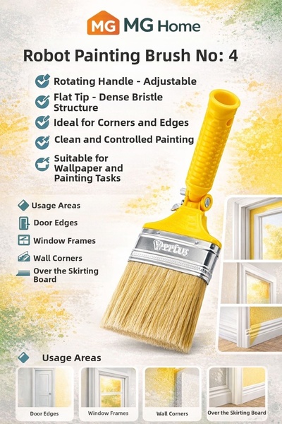 VENON Kestirme Brush Robot No 4 💛   Badana Brush 💛   Paint Brush 💛   Rotat...