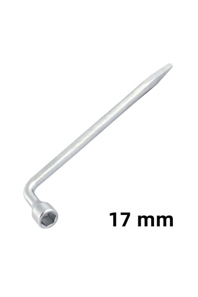 Nemere مفتاح ربط العجلات الفولاذي ذو المقبض الواحد من نوع L Pipo مقاس 17 مم OTO