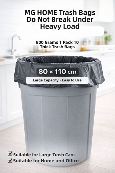 VENON 💖 1 لفة تحتوي على 10 أكياس سميكة ومتينة لنقل الأغراض الثقيلة والصناعات...