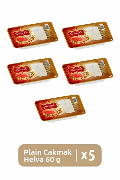 Sepetçioğlu Kastamonu Famous Plain Halva 60 g X 5 Pieces