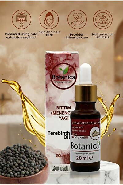 botanica زيت Bıttım لتقوية جذور الشعر، زيت للشعر التالف، صحة الشعر، مناعة 20 مل