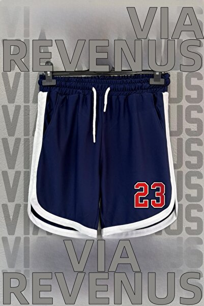 Vordevia 23 Number Printed Unisex Retro Varsity Sports Training Shorts