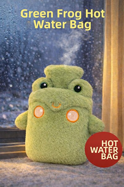 TOYFEST Frog Plush Hot Water Bag – Soft Heating Bag |   Regulatory & Relaxing