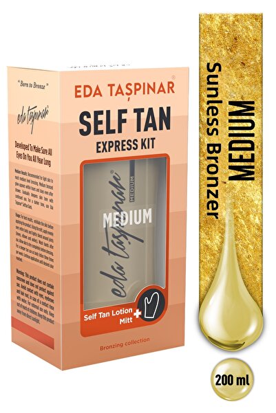 Eda Taşpınar Medium Self Tanning Lotion – Sunless Bronze Look & Natural Tone ...