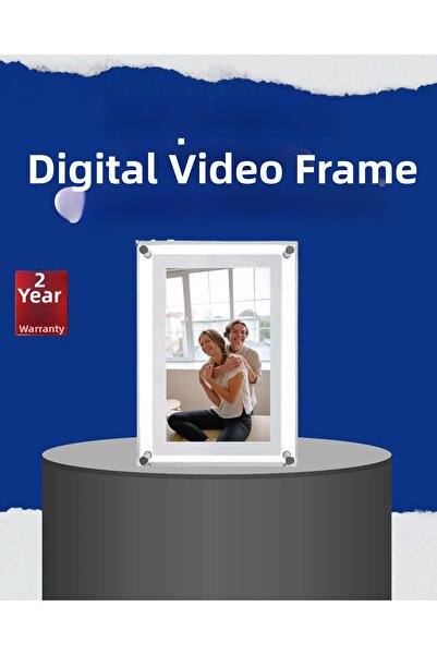 shopwave إطار صور رقمي مقاس 7 بوصات مع دعم USB من النوع C - تشغيل الفيديو وال...