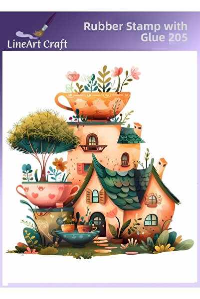 LİNEART Iron-On Rubon Printing Transfer No:Rb205-30X30Cm