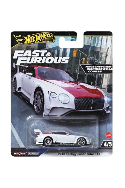 HOT WHEELS سيارات سريعة وغاضبة بريميوم 2018 كونتيننتال GT3 HVR63