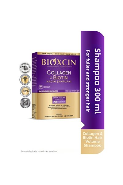 Bioxcin Collagen Biotin Volume Shampoo 300 ml