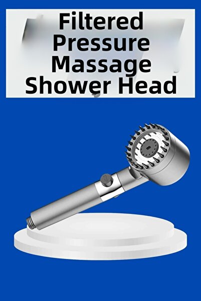 Epilons New Generation Shower Head Stainless Steel Massage Effect Ergonomic D...