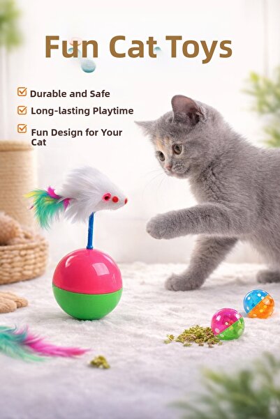 obrigado Moving Mouse Toy for Cats, Fun Play Experience
