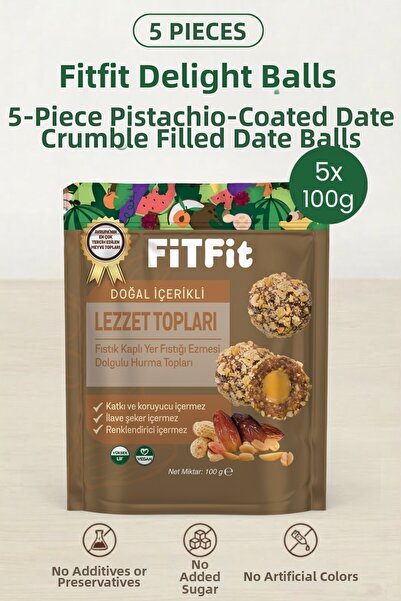 FitFit الفول السوداني المغطى بالفول السوداني مليئة بالتمر الكرة الفاكهة وجبة ...