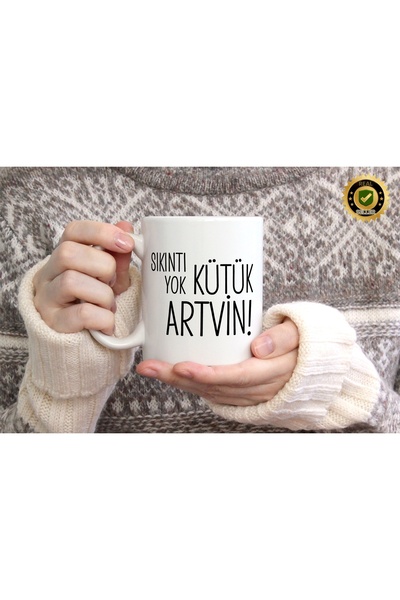 WİLLOW STORE No Problem, I'M from Artvin Themed Porcelain Mug, Humor, Gift, C...
