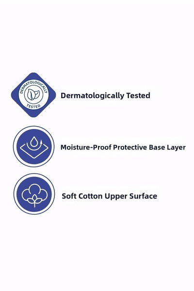Moly غطاء حماية مرتبة مقاس 60x90 سم - 30 قطعة