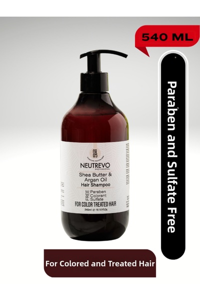 Neutrevo Professional No:5 Argan Series Silk I Shine Hair Care Shampoo 540 ml