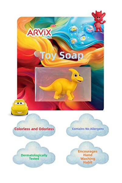 arvix Special Series Boys' Toilet Hand-Washing Habit-Forming Toy Soap Unscented