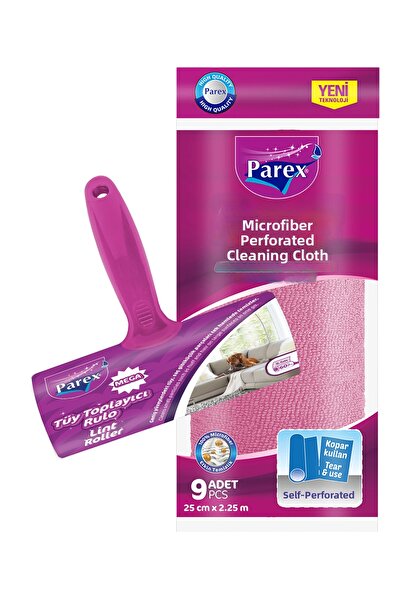 Parex Pachet cu rolă pentru colectarea părului Mega și rolă perforată din mic...