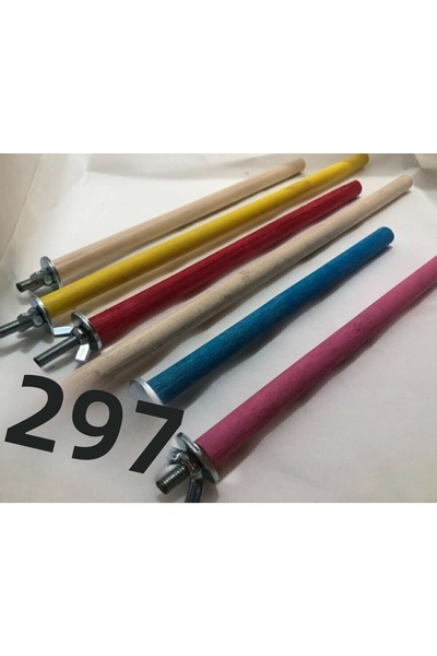 UniqBirdToys يونيك بيرد تويز تريندمي 2 قطعة جثم طائر خشبي مطلي 20 سم