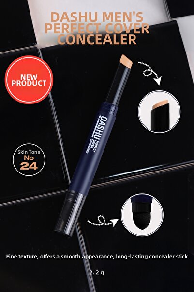 Dashu Concealer That Offers a Smooth Look with Fine Texture Mens Perfect Cove...