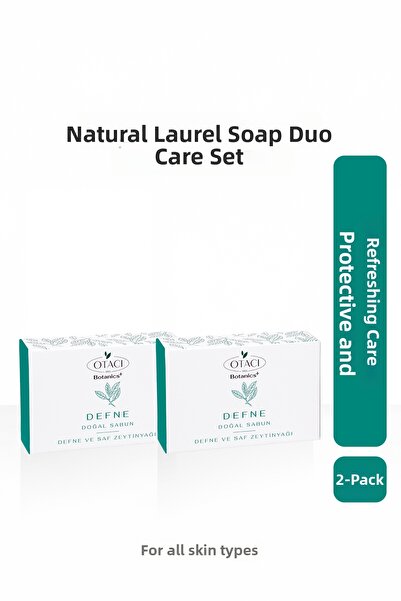 Otacı أدفانتيوس 2 قطعة صابون لوريل طبيعي 100غم