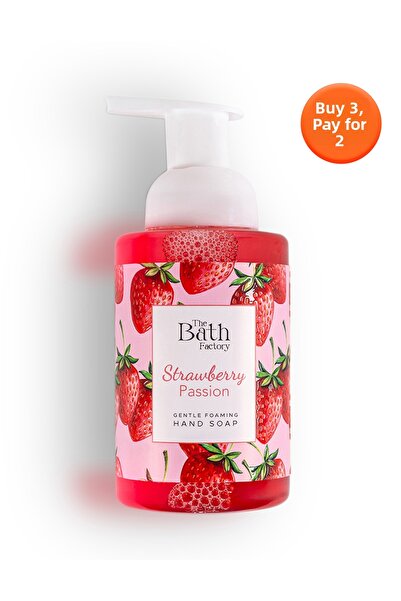 THE BATH FACTORY صابون رغوي مرطب بالفراولة 300 مل