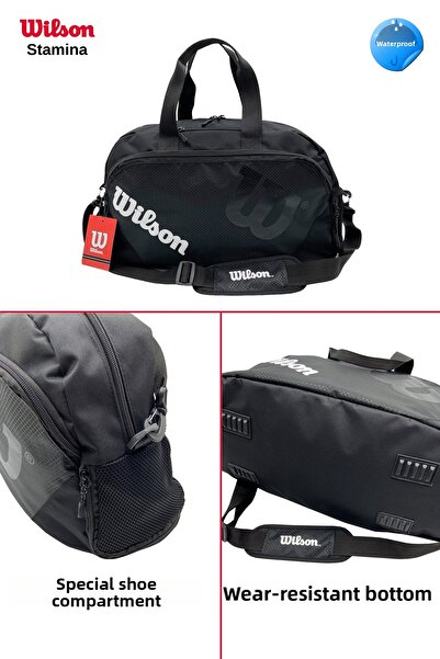 Wilson Black Sports Bag - Color Travel Bag