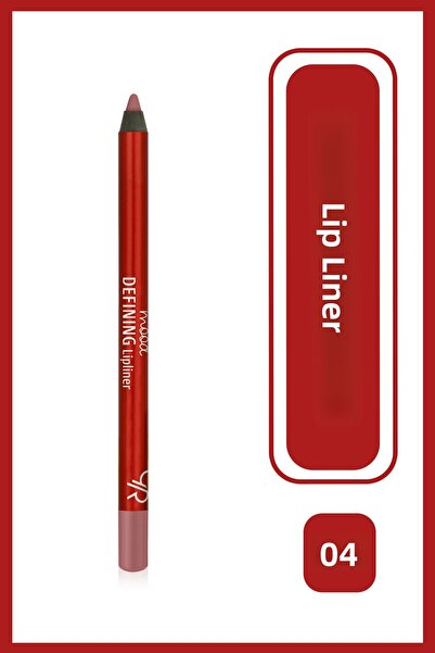 Golden Rose قلم تحديد الشفاه المحدد للمزاج رقم: 04 روزوود