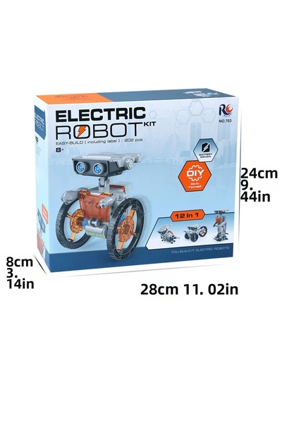 Store مجموعة صنع الروبوتات التي تعمل بالطاقة الشمسية 12 في 1 |   الشرح مهم