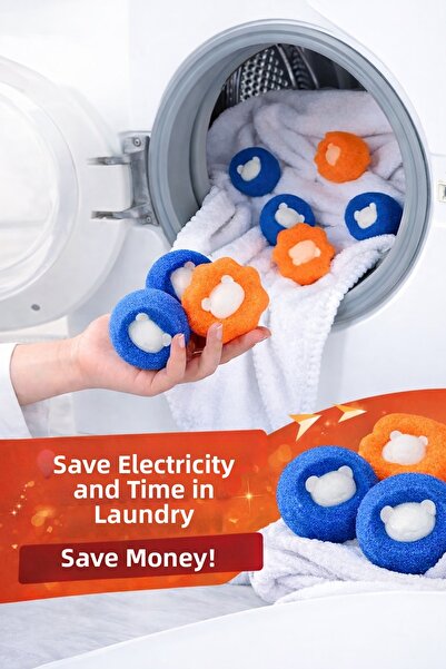 poswicon Μπάλα συλλογής χνούδι και τρίχας πλυντηρίου ρούχων – Πρακτική λύση γ...