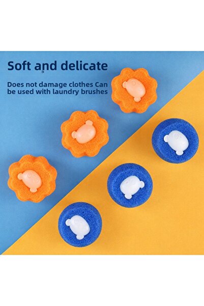 poswicon Топка за премахване на косми от домашни любимци – аксесоар за пералн...