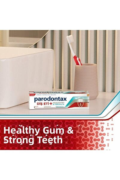 Parodontax معجون أسنان مبيض للبشرة + الحساسية والانتعاش 75 مل