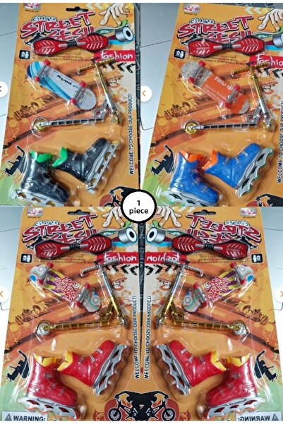 OYUNCAKSAHİLİ Finger Skateboard 27 Pieces Scooter Skate Crazy Skateboard Figu...