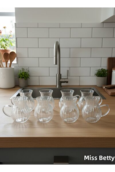 Miss Betty Glass 6-Piece Tea Cup