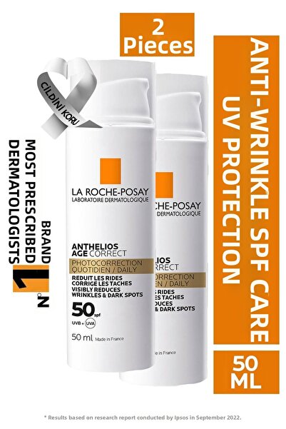 La Roche Posay Anthelios Age Correct Daily Light - Spf50 Cream 50ml x 2