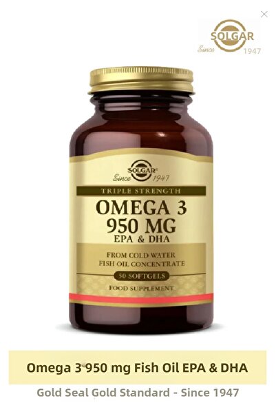 Solgar أوميغا 3 950 مج 50 سوفتجيل