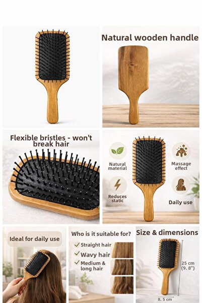 NUEMY Professional Hairdresser Hair Lightening and Parting Comb