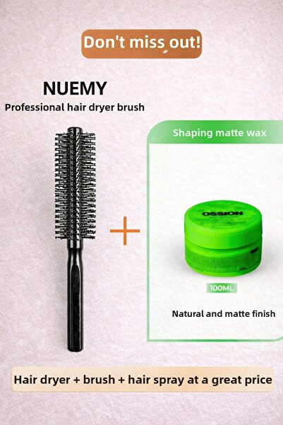 NUEMY Επαγγελματική βούρτσα για το στεγνωτήριο μαλλιών Barber + Ossion Style ...