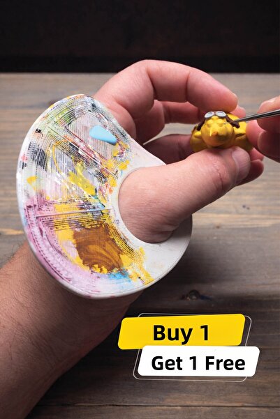 expres hediye Finger Palette – Mini Paint Palette (Hobby & Figure Painting)