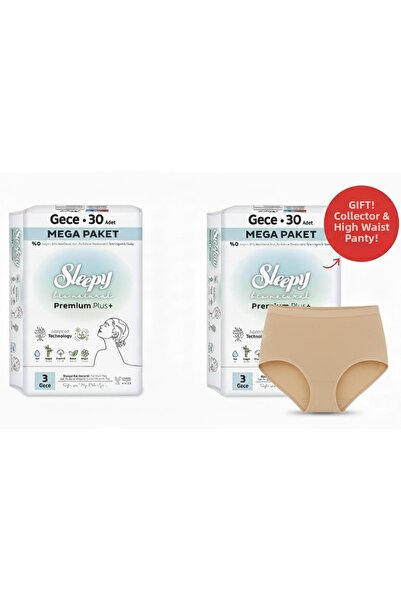 Sleepy عبوة كبيرة من بيو ناتشورال نايت مكونة من 30+2 + يبرز انحناءات الجسم سر...