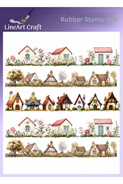 LİNEART طباعة روبون بالكي رقم: RB299-30x30 سم