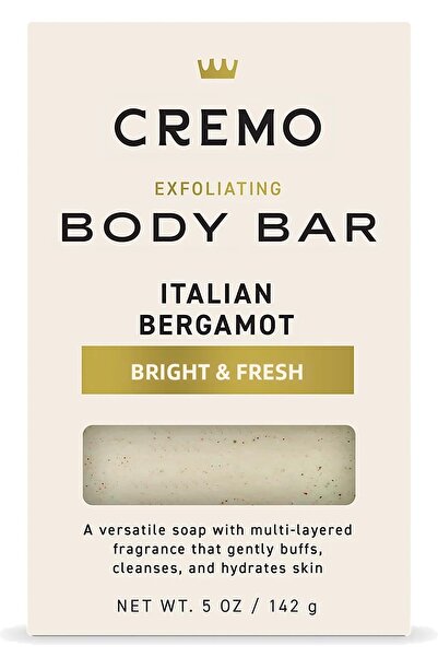 Cremo Italian Bergamot Purifying Peeling Effect Body Soap 142Gr
