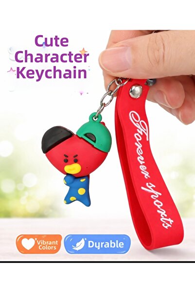 çorapdunyam حلية حقيبة سلسلة مفاتيح للفرقة الكورية من Tata Bts